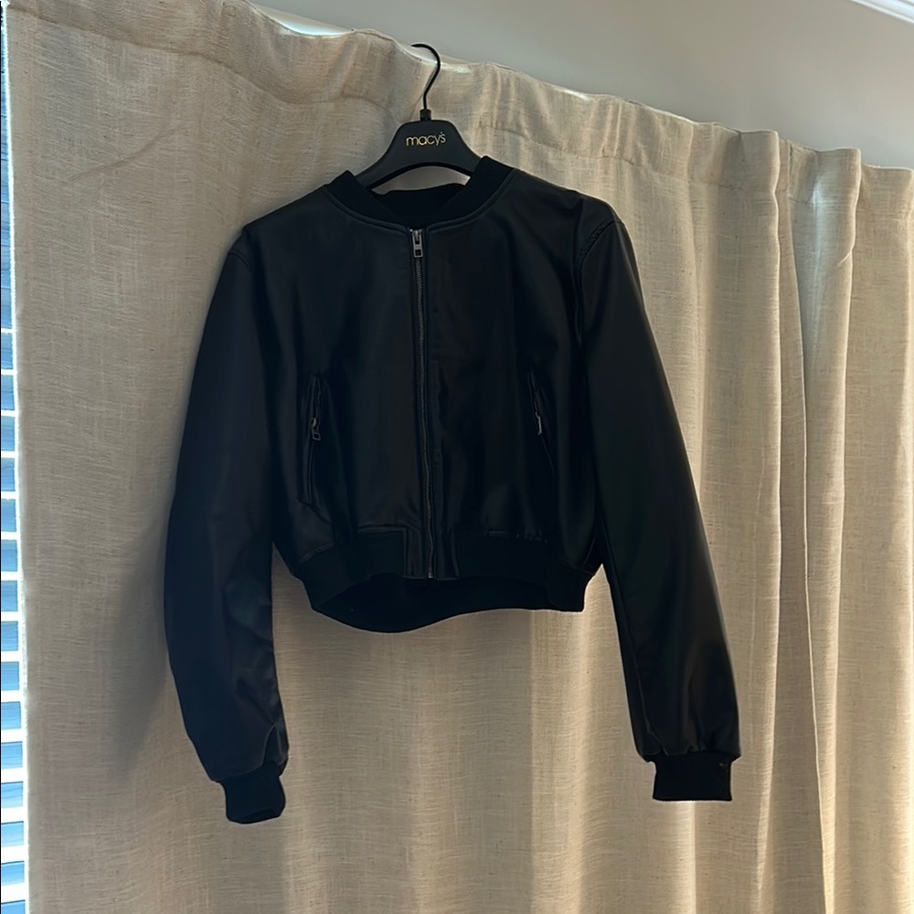 Black Women's Bomber Jacket